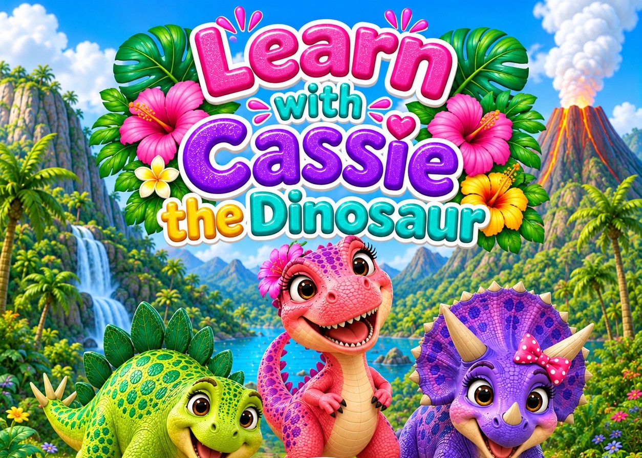 Learn with Cassie the Dinosaur — ABC Activity Book