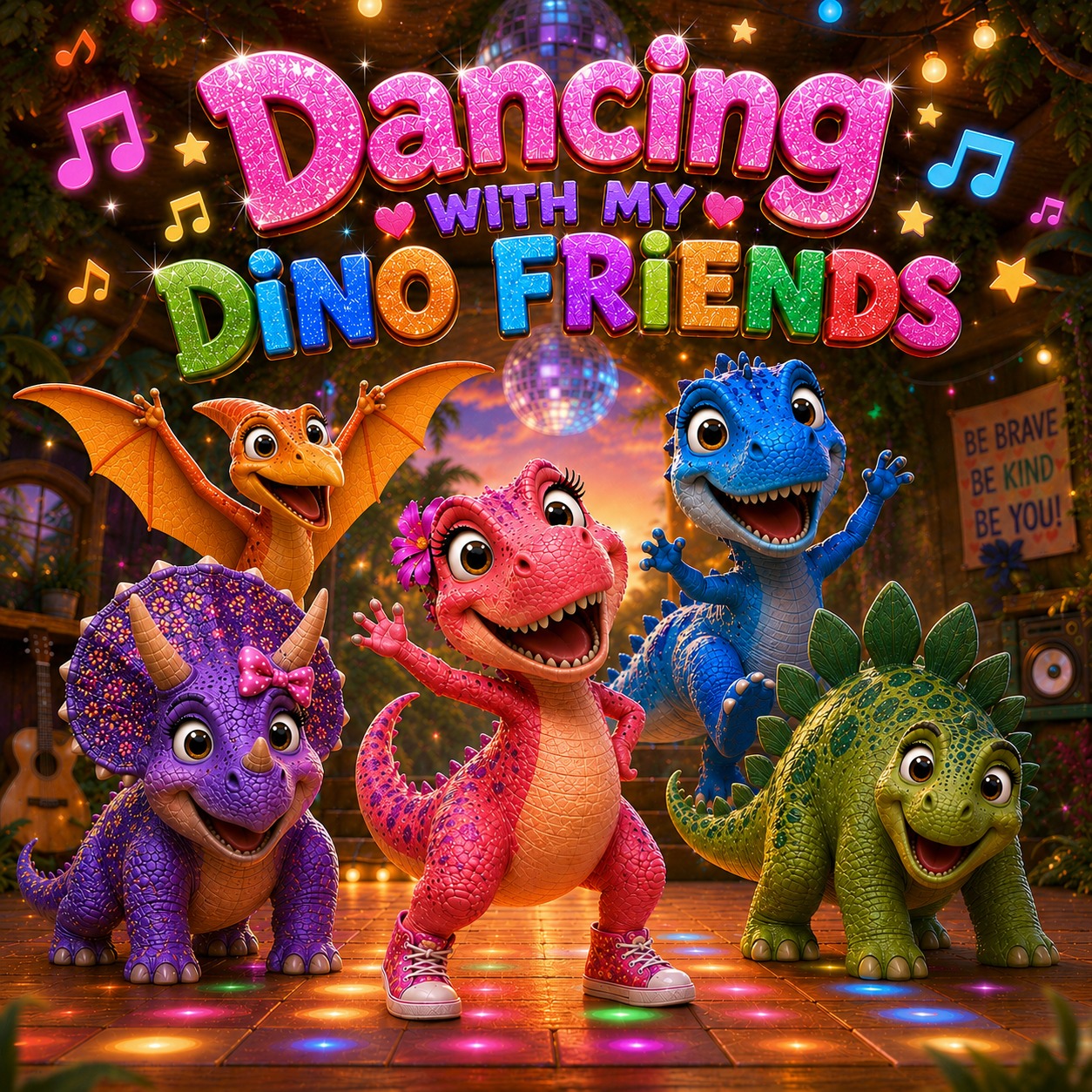 Dancing with My Dino Friends — Cassie the Dinosaur song cover